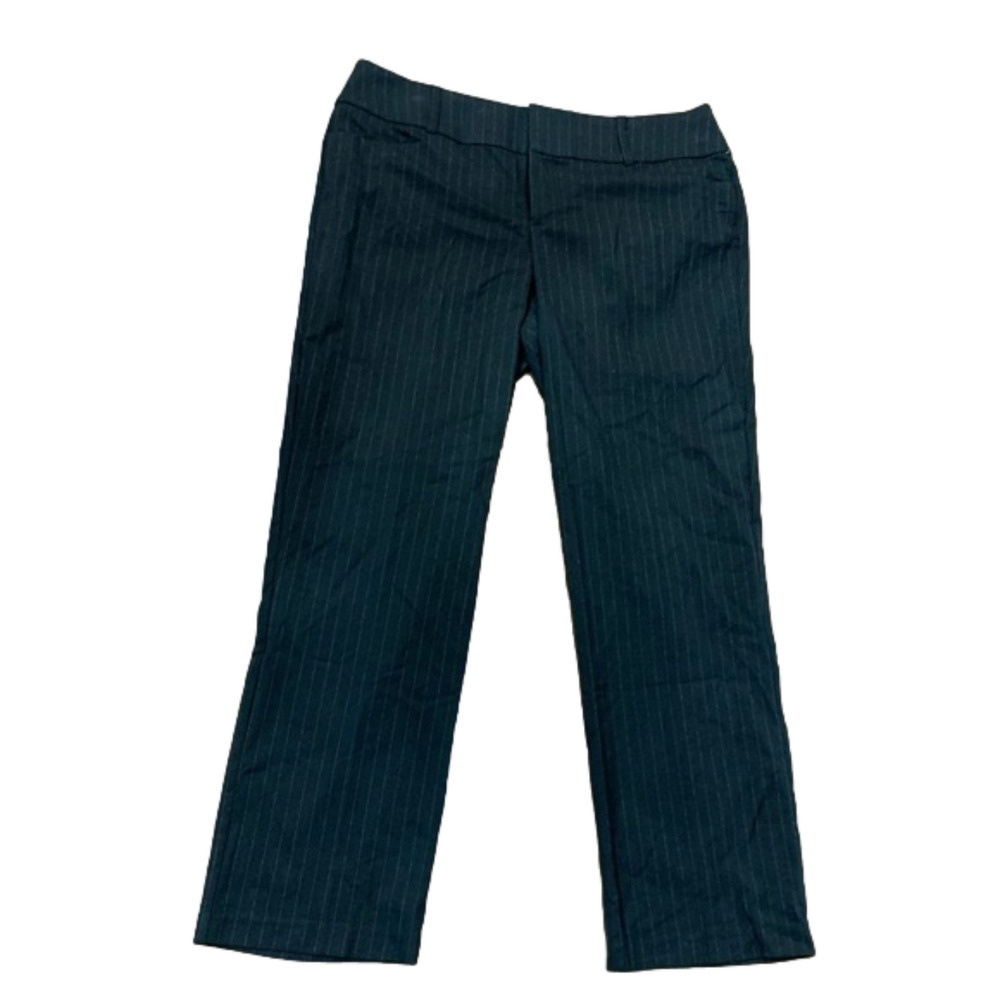 🪷nwt- Charcoal Pinstripe Straight Leg Slacks - Junior 15